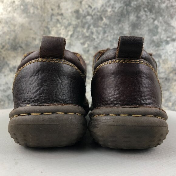 Born Women's Size 7M Brown Leather Closed Toe Lace-Up Low Top Oxford Shoes - Picture 7 of 13